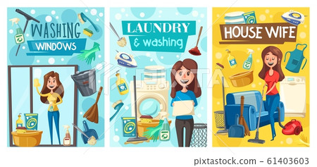 Home cleaning service, house laundry and washing Home cleaning service, house laundry and washing 61403603