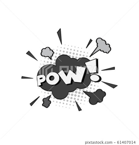 Comic Text, Pop Art style illustration 61407014