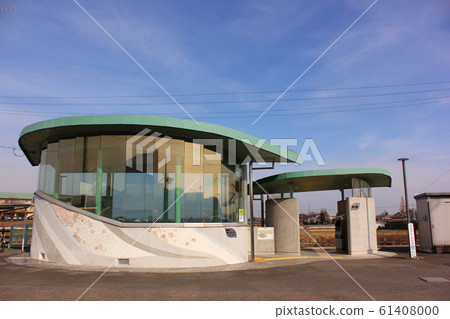 Station building and community station of Yachi Station on Hachiko Line 61408000