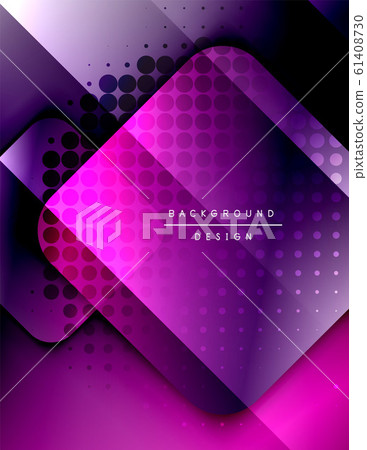 Rounded squares shapes composition geometric abstract background. 3D shadow effects and fluid gradients. Modern overlapping forms. Rounded squares shapes composition geometric abstract background. 3D shadow effects and fluid gradients. Modern overlapping forms. 61408730