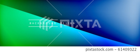 Flowing waves with 3d shadow effects and fluid gradients. Dynamic trendy abstract background. Vector Illustration Flowing waves with 3d shadow effects and fluid gradients. Dynamic trendy abstract background. Vector Illustration 61409322