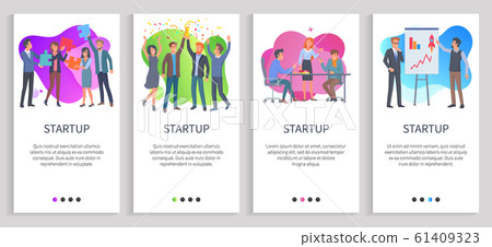 Startup Presentation of Strategy of Company Set Startup Presentation of Strategy of Company Set 61409323