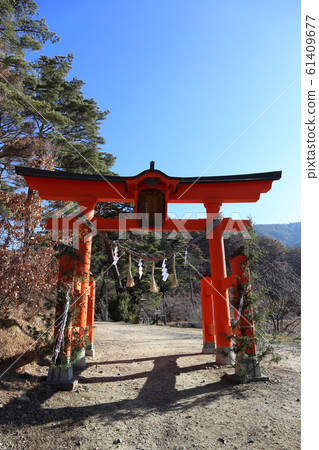 長野縣松本市千卡神社的鳥居門 61409677