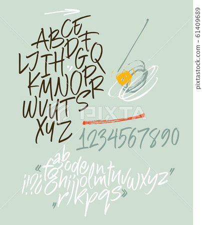 Vector alphabet. Vector alphabet. 61409689