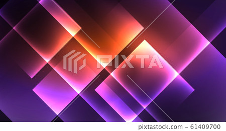 Neon shiny color squares on black, modern template Neon shiny color squares on black, modern template 61409700