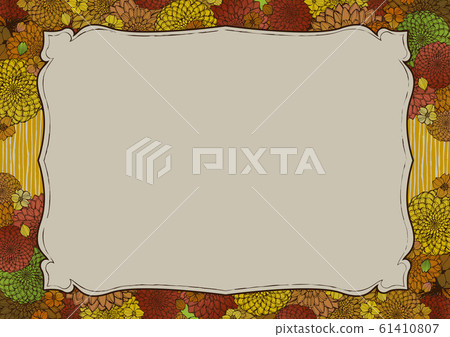 Japanese pattern background material Retro Antique Japanese style Kimono style Handwritten flower pattern Wedding frame material Japanese pattern background material Retro Antique Japanese style Kimono style Handwritten flower pattern Wedding frame material 61410807