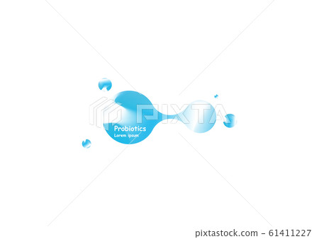 Probiotics bacteria vector design. Concept of design with Lactobacillus Probiotic Bacteria. Template design with Prebiotic healthy nutrition ingredient Probiotics bacteria vector design. Concept of design with Lactobacillus Probiotic Bacteria. Template design with Prebiotic healthy nutrition ingredient 61411227