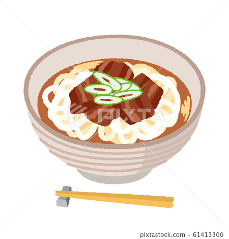 Illustration of meat udon 61413300