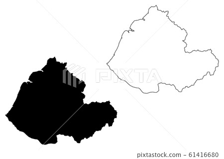 Miaoli County map vector.... Miaoli County map vector.... 61416680