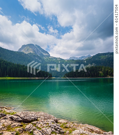 Black lake (Crno jezero) summer landscape. Zabljak 61417504
