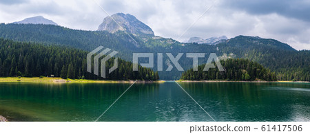Black lake (Crno jezero) summer landscape. 61417506