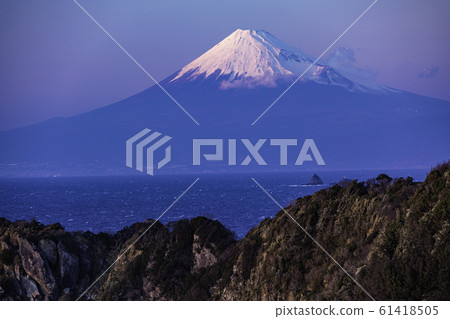 （靜岡縣）久米見和富士山的懸崖峭壁 61418505