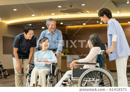 Nursing home nursing home senior caregiver medical image 61418571