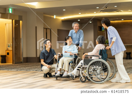 Nursing home nursing home senior caregiver medical image 61418575