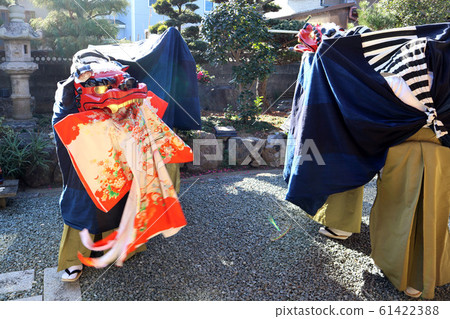 Lion dance of New Year 61422388