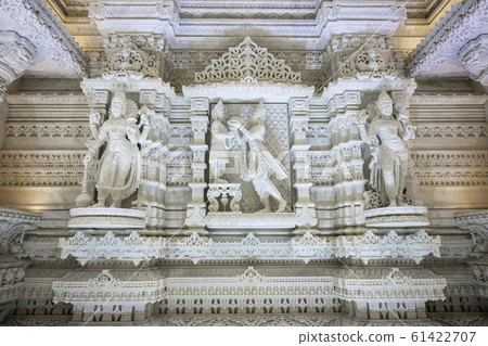 Hindu temple BAPS Shri Swaminarayan Mandir New Jersey, USA 61422707