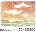 Beautiful sunset and mountain view 61425800