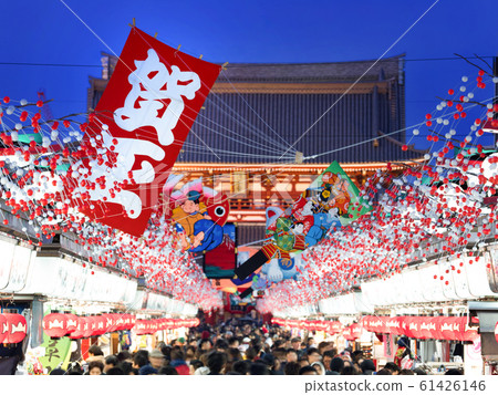 新年淺草仲見世街 新年淺草仲見世街 61426146