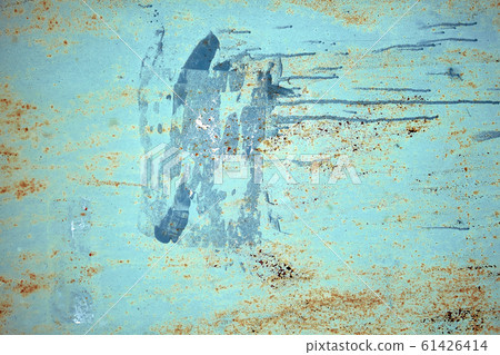 Texture old paint on a rust metal surface. Metal background, rust, copy space 61426414