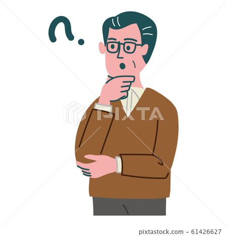 Senior man thinking 61426627