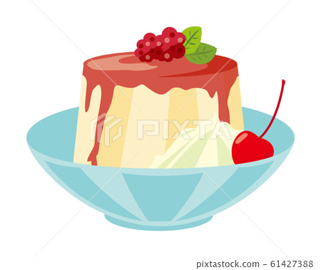 Bavaroa panna cotta raspberry 61427388