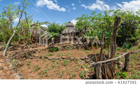 fantastic walled village tribes Konso, Ethiopia fantastic walled village tribes Konso, Ethiopia 61427391