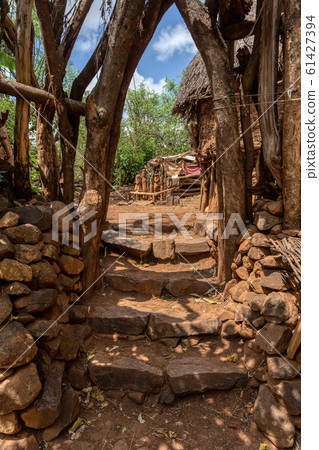 stairs to house in fantastic alled village tribes stairs to house in fantastic alled village tribes 61427394