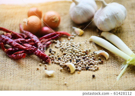 herbs and spices ingredients spicy for Tom Yum herbs and spices ingredients spicy for Tom Yum 61428112