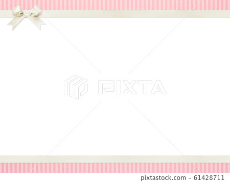 Background-pink-stripe-ribbon-frame 61428711