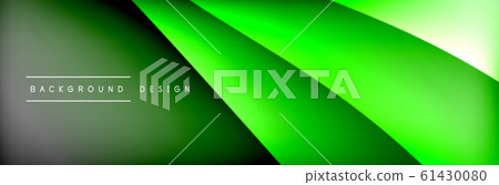Flowing waves with 3d shadow effects and fluid gradients. Dynamic trendy abstract background. Vector Illustration Flowing waves with 3d shadow effects and fluid gradients. Dynamic trendy abstract background. Vector Illustration 61430080