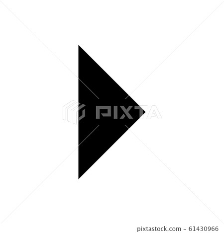 Black play symbol for banner, general design print Black play symbol for banner, general design print 61430966