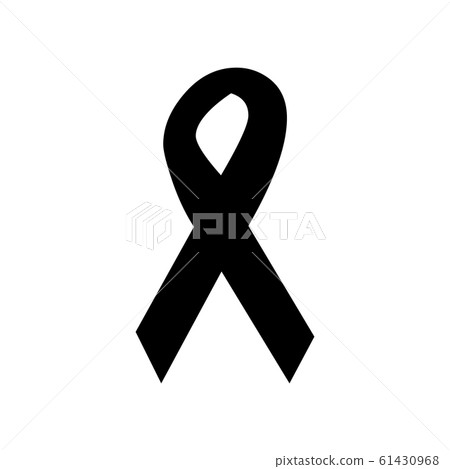 Black commemorate symbol for banner, general Black commemorate symbol for banner, general 61430968