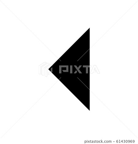 Black back symbol for banner, general design print Black back symbol for banner, general design print 61430969