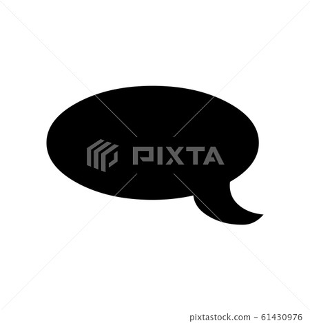 Cute Speech box icon for banner, general design 61430976