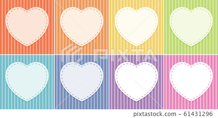 Background template with heart frames Background template with heart frames 61431296