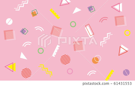 可愛的紡織圖案 61431553