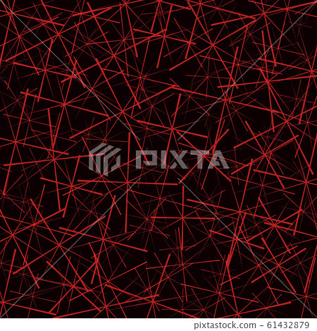Abstract red line of geometric energy pattern...-插圖素材 [61432879] - PIXTA圖庫