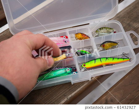Fishing lures and accessories in the box Fishing lures and accessories in the box 61432927