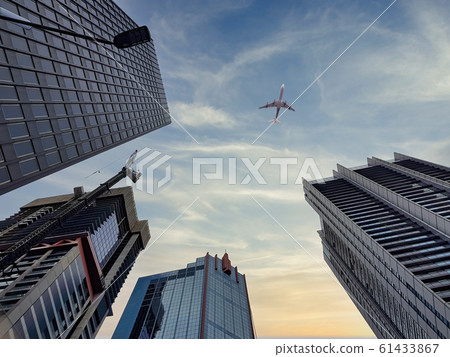 Low angle shot of modern architecture from Low angle shot of modern architecture from 61433867