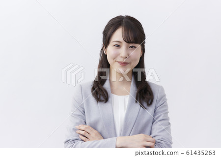 女商人，肖像，面部表情 61435263