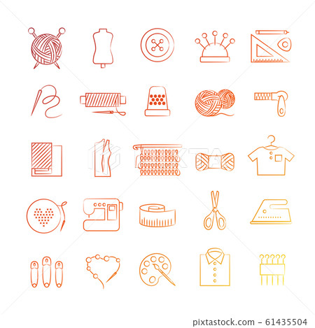Bright hobby icons Bright hobby icons 61435504