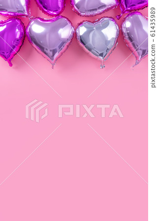 Ki-ball lovers powder-colored background foil balloon pink background valentine 61435989