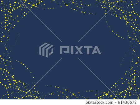 Gold frame border frame dot pattern 61436672