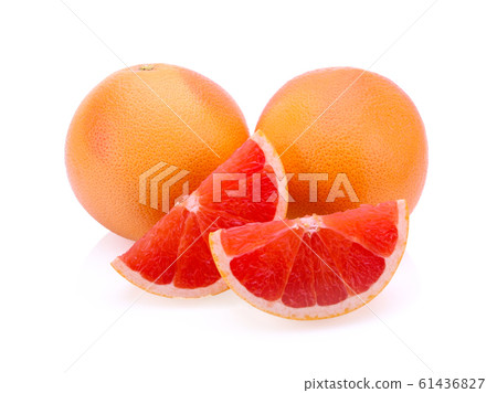 Grapefruit isolated on white background 61436827