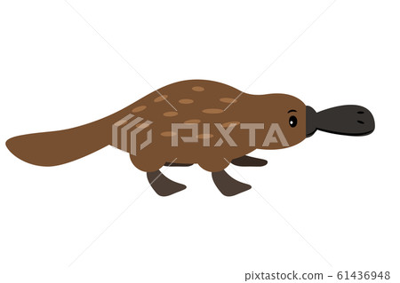 Duckbill cartoon animal 61436948