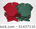 Red and green tshirt mockup - shirt boots and 61437110