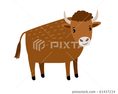 Bull cartoon icon Bull cartoon icon 61437214
