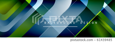 Round squares shapes composition geometric abstract background. Vector Illustration Round squares shapes composition geometric abstract background. Vector Illustration 61439485