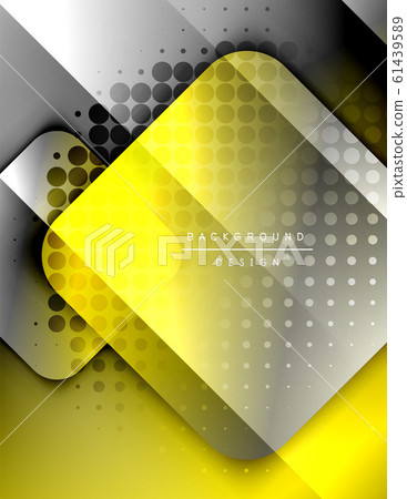Rounded squares shapes composition geometric abstract background. 3D shadow effects and fluid gradients. Modern overlapping forms. Rounded squares shapes composition geometric abstract background. 3D shadow effects and fluid gradients. Modern overlapping forms. 61439589