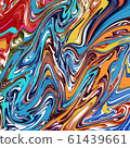 abstract image of mixed colorful paints  61439661